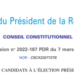 Election du Président de la République